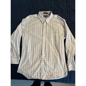 Paul Fredericks Trim fit dress shirt button down size 17 1/2–35